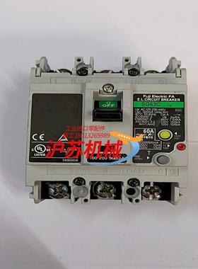 原装FUJI富士漏电保护断路器SG63C 3P 63A