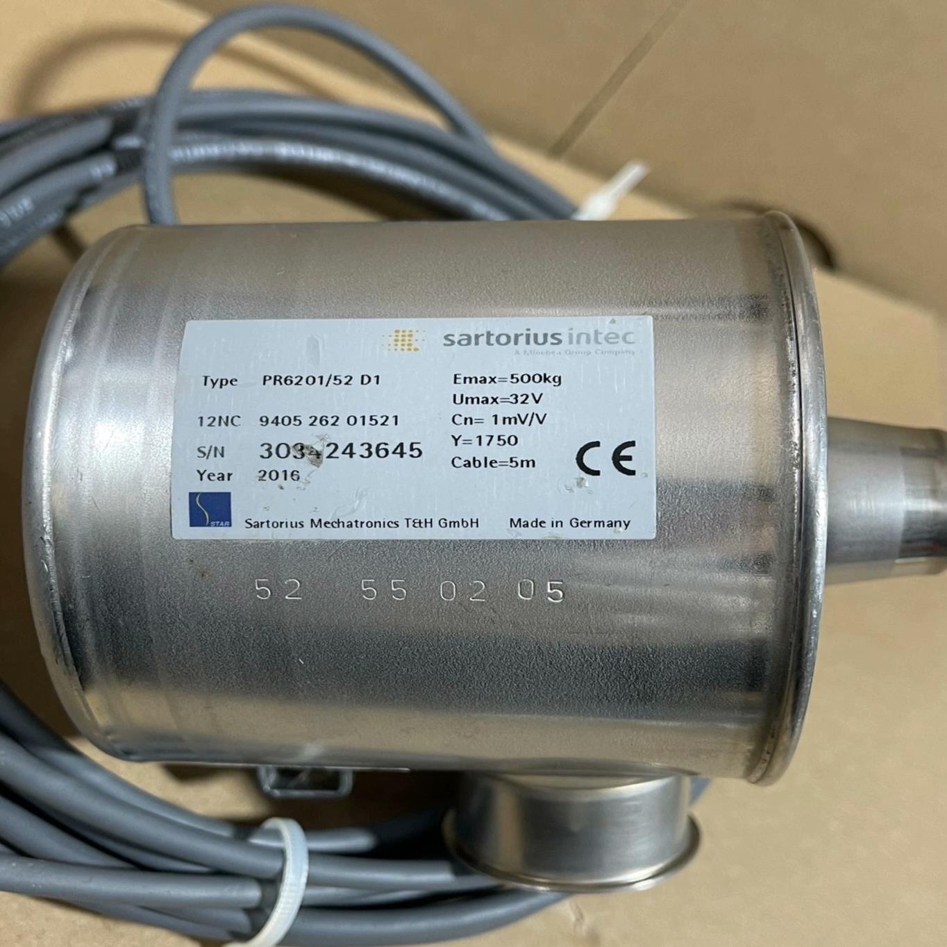 赛多利斯PR6201/52 D1称重传感器 500KG 德国