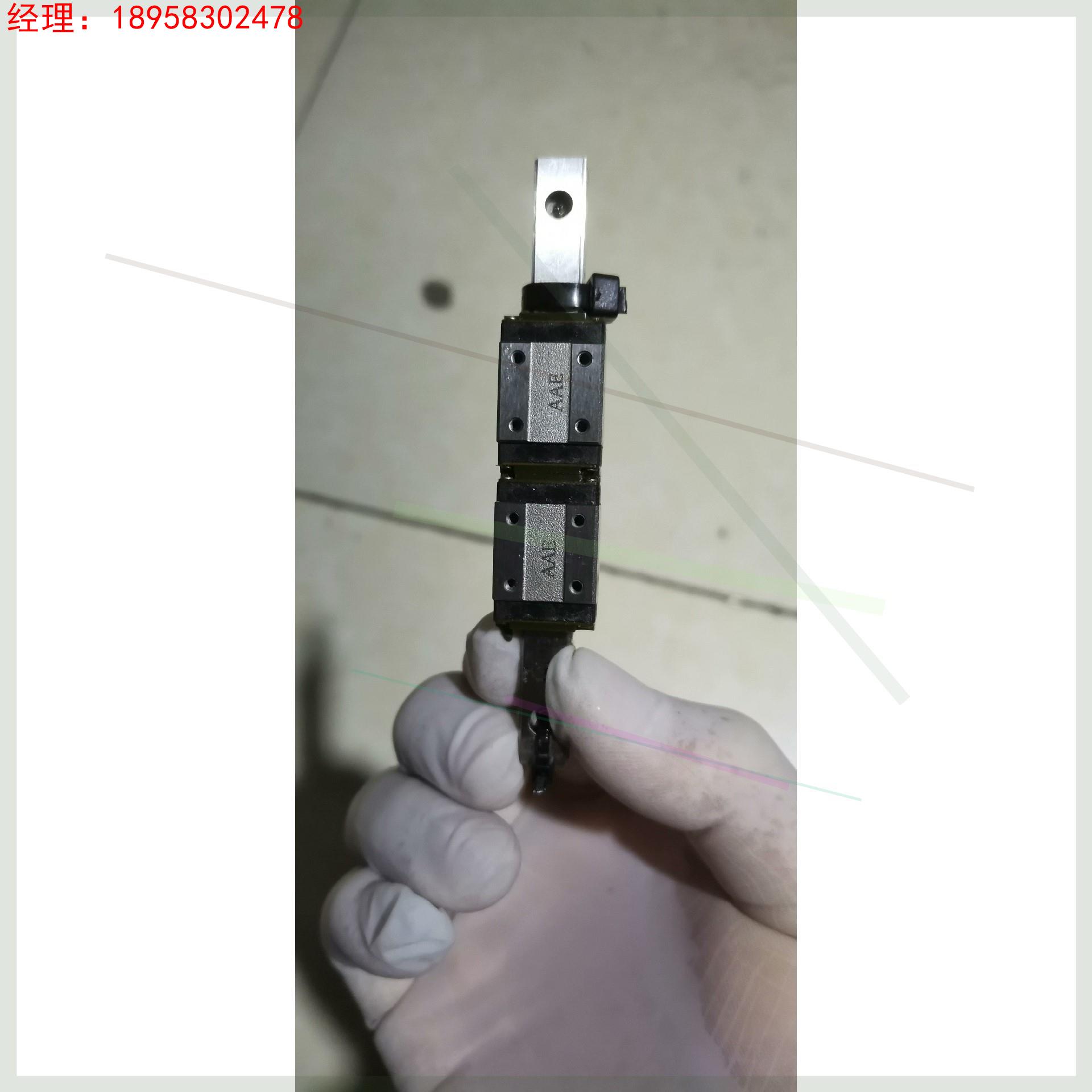 THK拆机 HSR8RM导轨滑块直线导轨，成色漂亮，顺滑无锈