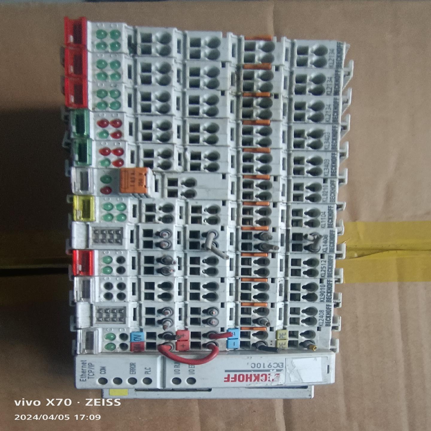 倍福模块BC9100外壳有点磨损，当配件卖。