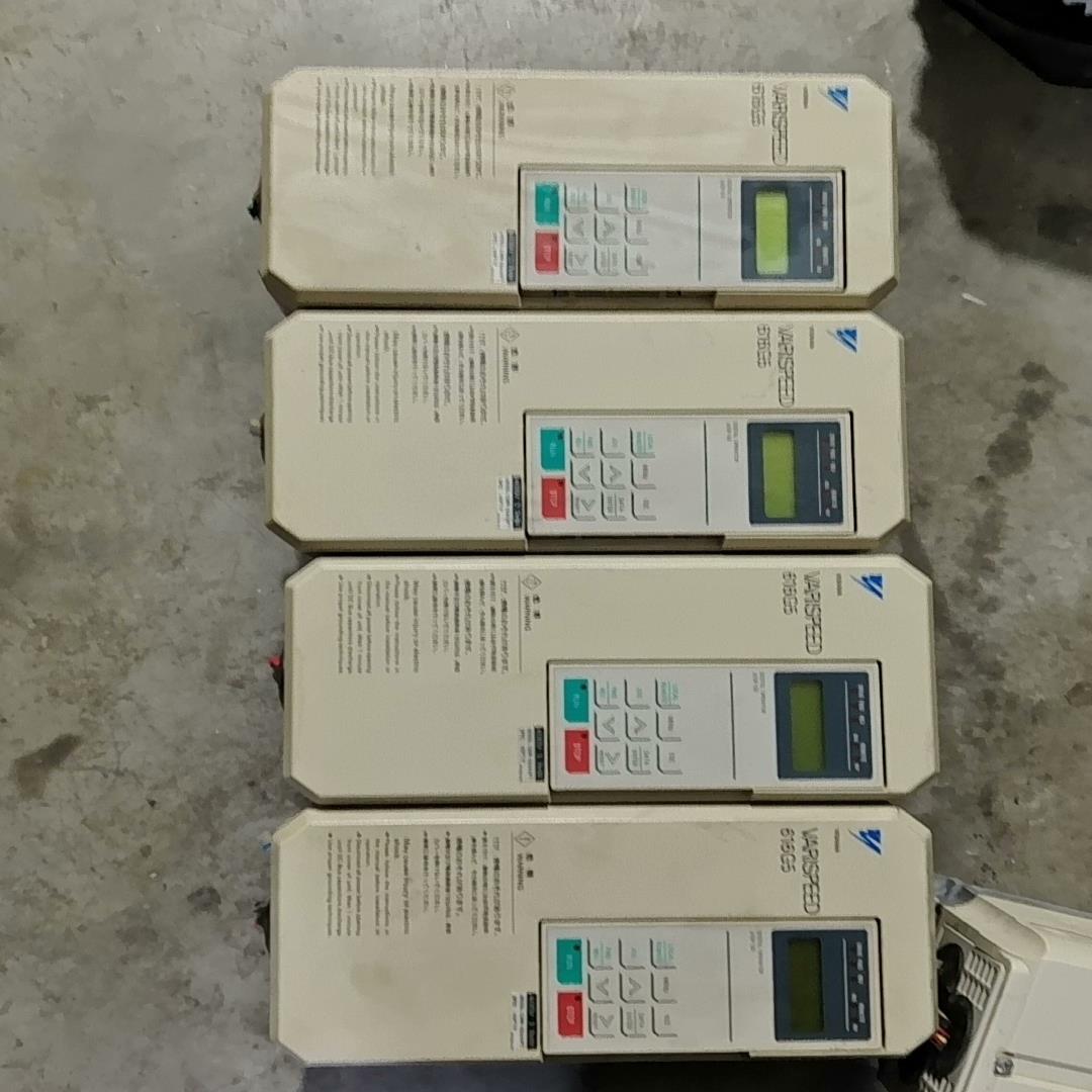 出N台安川变频器：CIMR-G5A43P7，616G5,