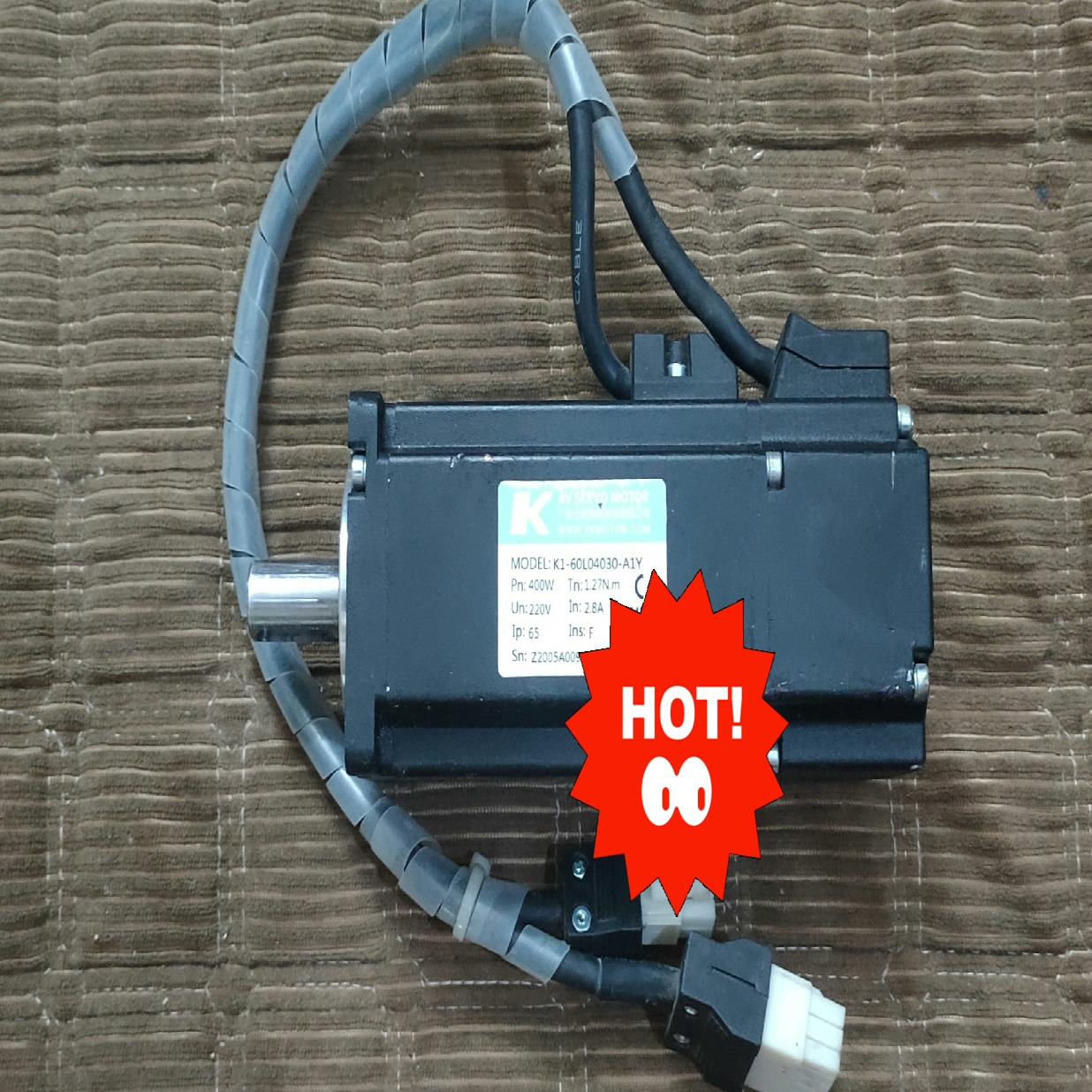 （设备配件）七科400W伺服电机K1-60L04030-A1Y！