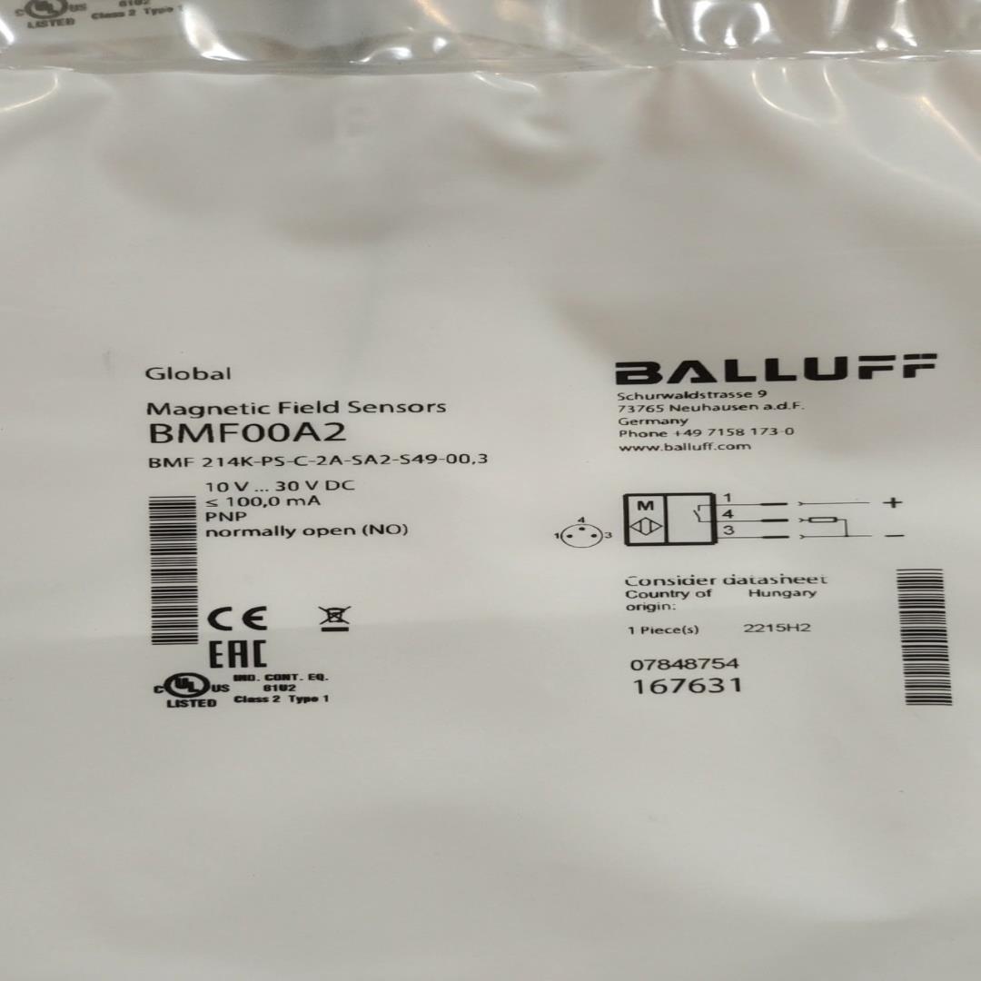 全新原装巴鲁夫BMF 214K-PS-C-2A-SA2-S4