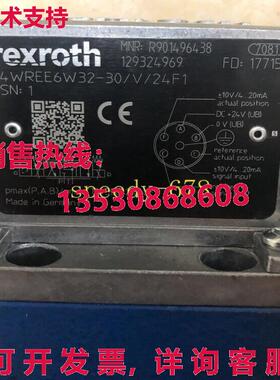 供应原装力士乐 R901496438 4WREE6W32-30/V/24F1 阀门