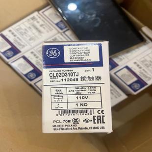 GE接触器CL02D310T原产国波兰9箱10支400