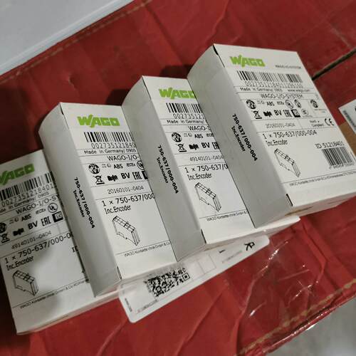 wago万可模块750-637/000-004有2包实单的联
