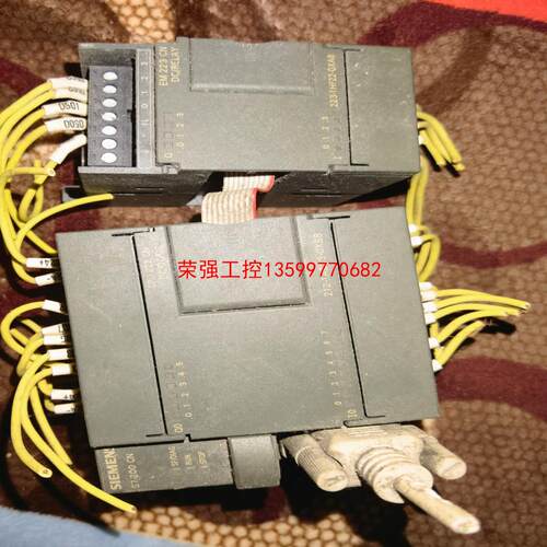 【荣强工控】西门子plc一套cpu222附近223成色新