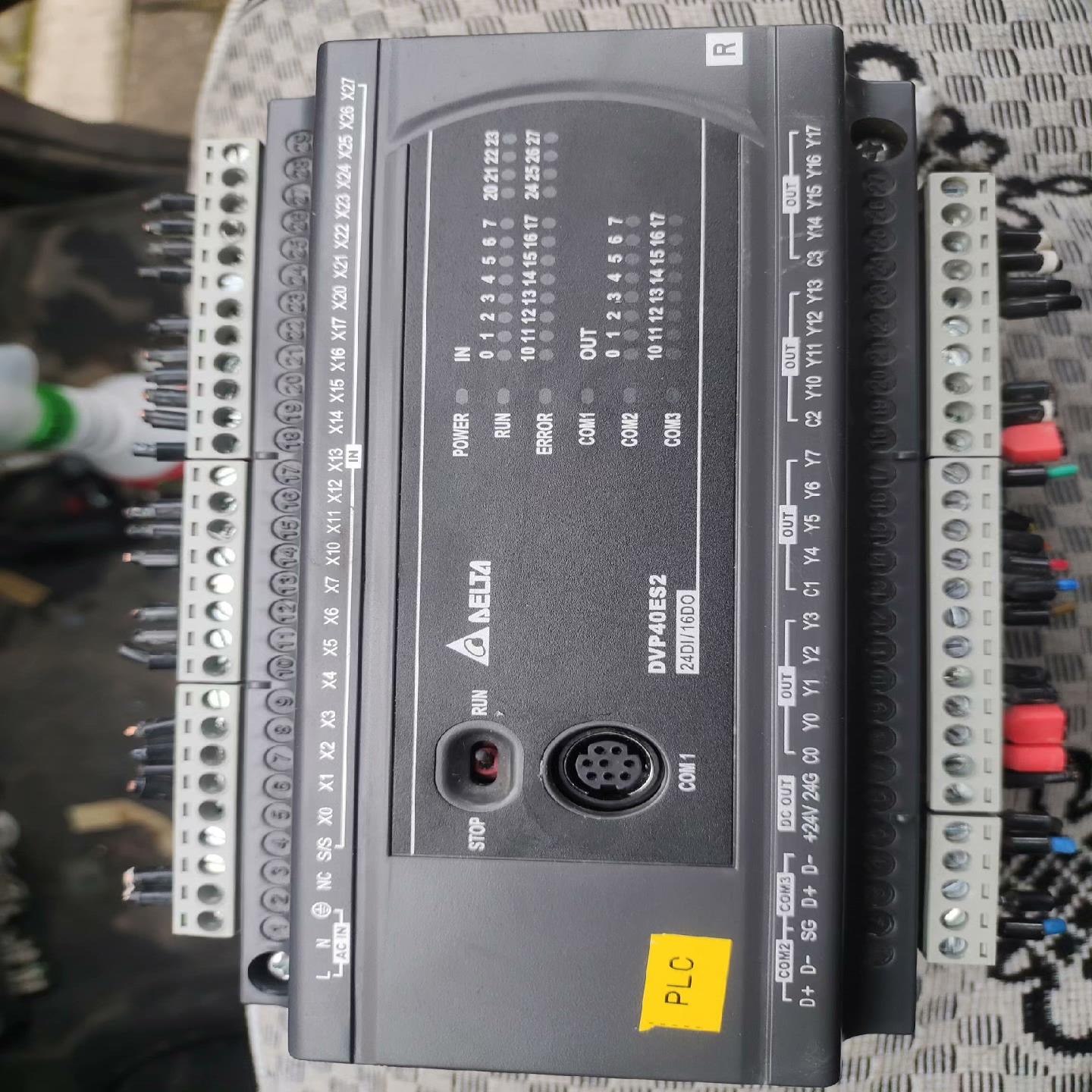 （设备配件）拆机台达PLC 型号DVP40ES200R，DVP40EC0