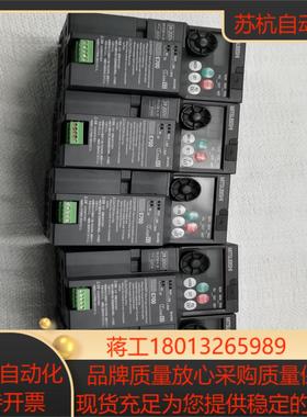 变频器FR-E720-0.2K，成色9.5成新带通讯卡议价