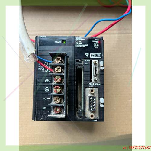(非标价)CJ1W-PA202 CJ1M-CPU12 欧姆龙拆机模块