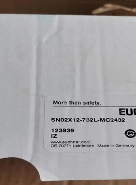 Euchner 123939 安士能安全开关 SN02X12