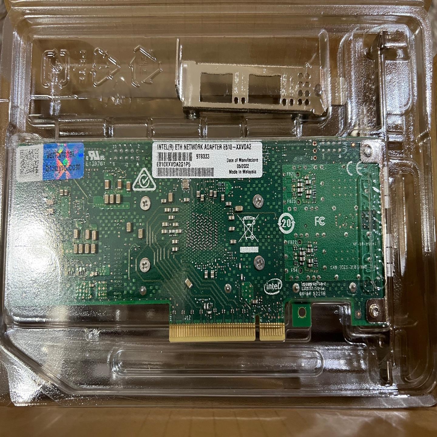 Intel 以太网800系列网卡 E810XXVDA2 2个