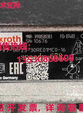 供应原装力士乐 R900580383 PV7-1A/25-30RE01MC0-16 pump