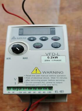 台达变频器VFD002L21A 功能正常实物图片运费到