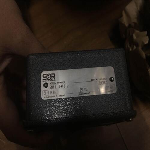 54NN-K118-M4-B1A索尔SOR压力开关源头货源差压开关议价