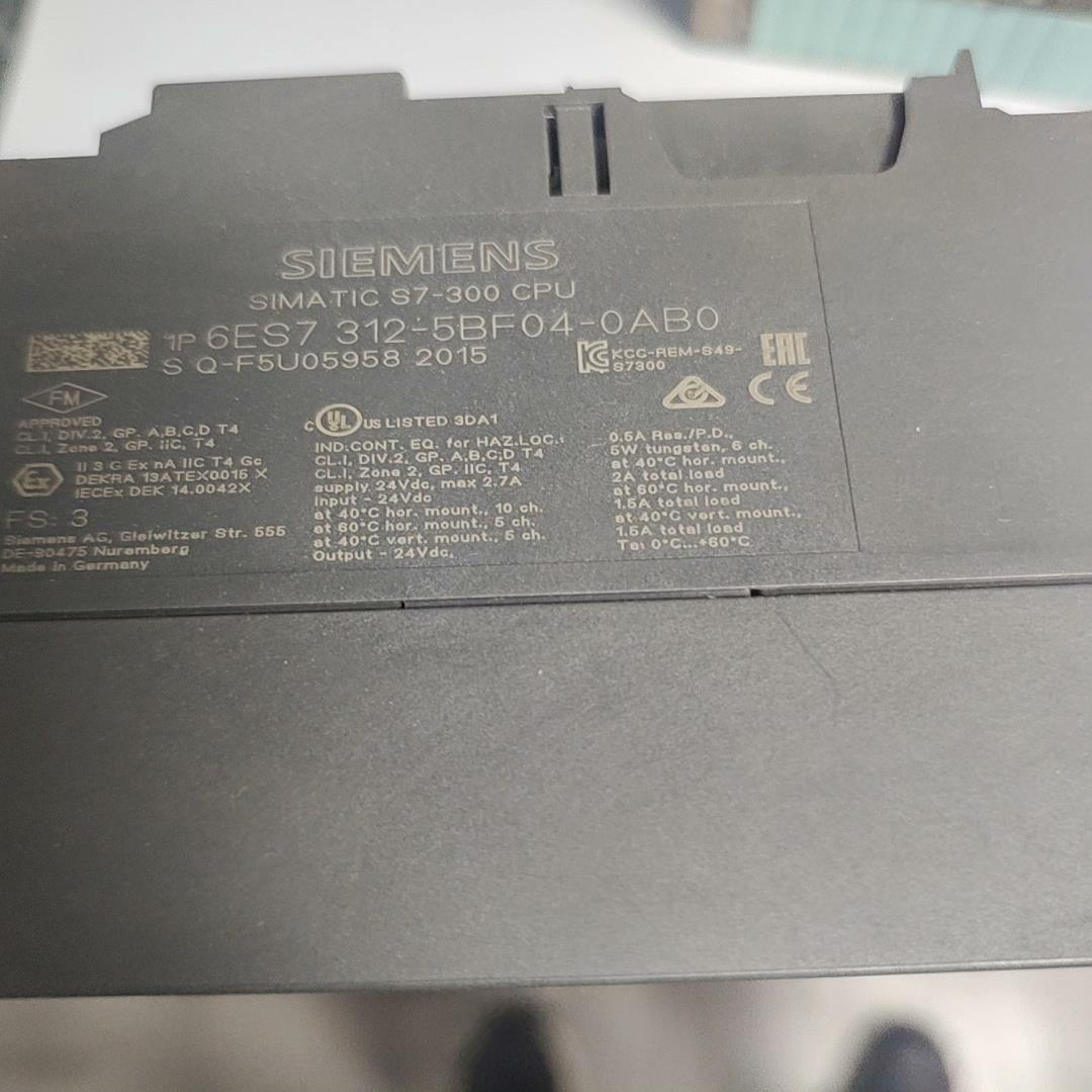 （设备配件）西门子拆机312-5BF04