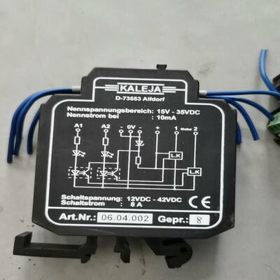 {莱茵电子商行}德国D-73553安全继电器KALEJA 0604002
