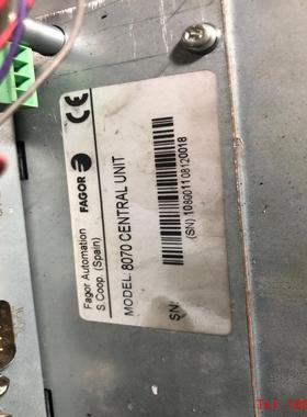 【非标价】FAGOR法格数控系统8070-T-lCU，8070CENT