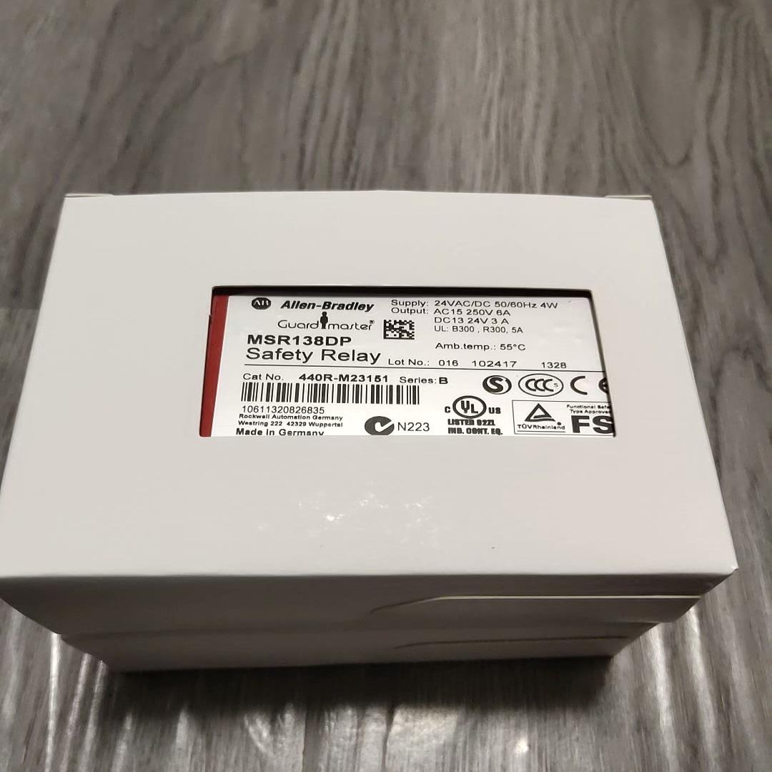 全新AB罗克韦尔安全继电器MSR138DP 440R-M23
