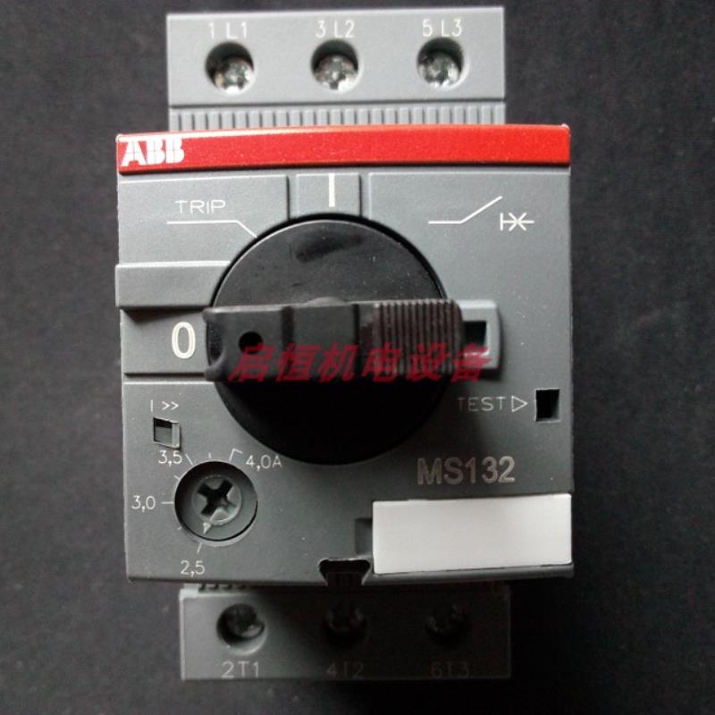 ABB电机启动器 MS132-4.0（2.5-4.0A）议价