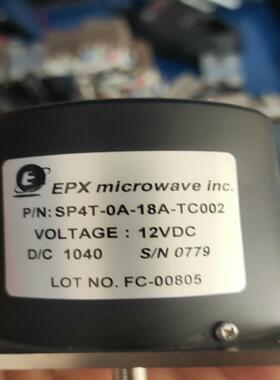 EPXmicrowave inc射频开关SP4T－0A－18