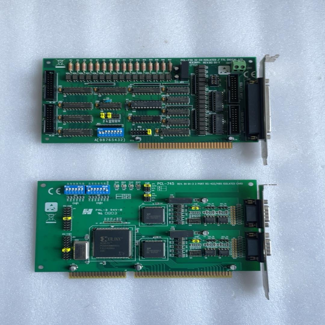 研华  PCL-730 / PCL-745 通信卡、 多片的