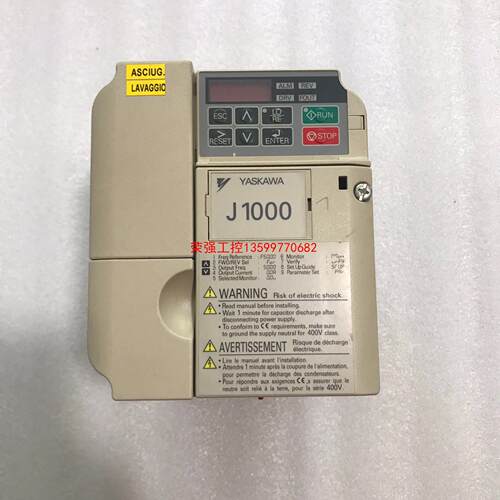 【荣强工控】CIMR-JC4A0007BAA拆机安川变频器3.0KW/2