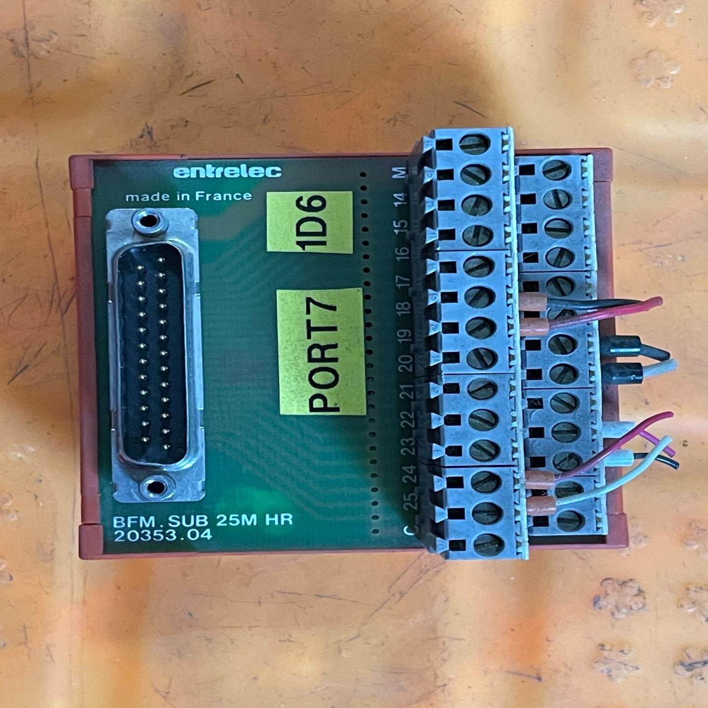 （设备配件）..entrelec203端子25 BFMHR.SUBM接线