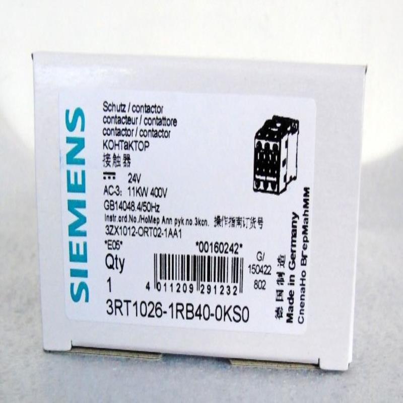3RT1026-1R..0-0KS0 24VDC 接触器 3RT1026-1RB40-0KS0议价