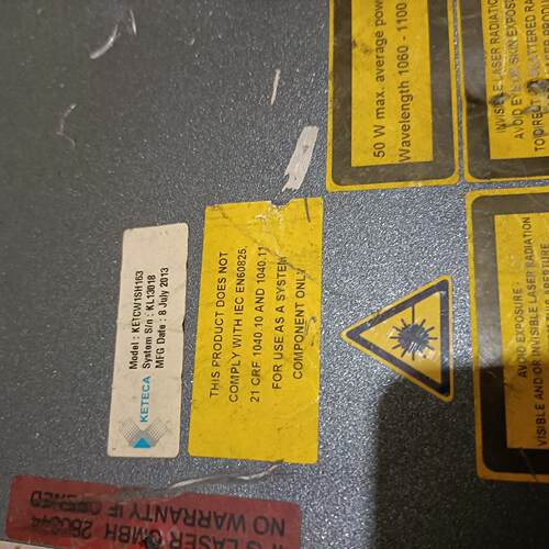 [德峰]KETCW1SH163激光器50一台 功率范围-W11060