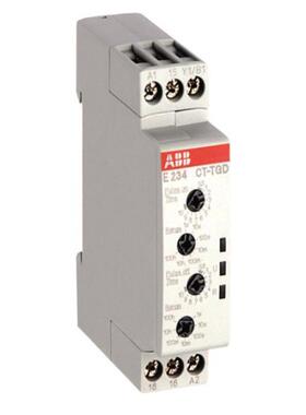 ABB电子时间继电器 CT-TGD.22 2c/o， 24-240VAC 24-48VDC