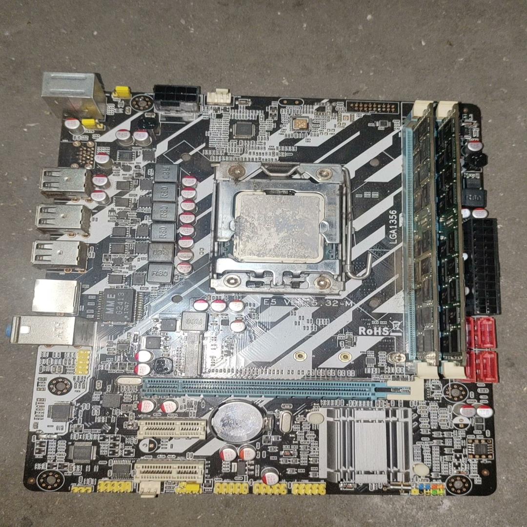 [德峰]主板LGA1356   cpuE5-2450内存8+8=16