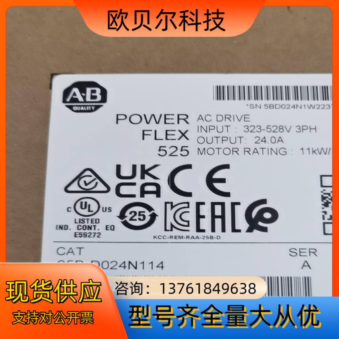 罗克韦尔AB 25B-D024N114  全新原装22年