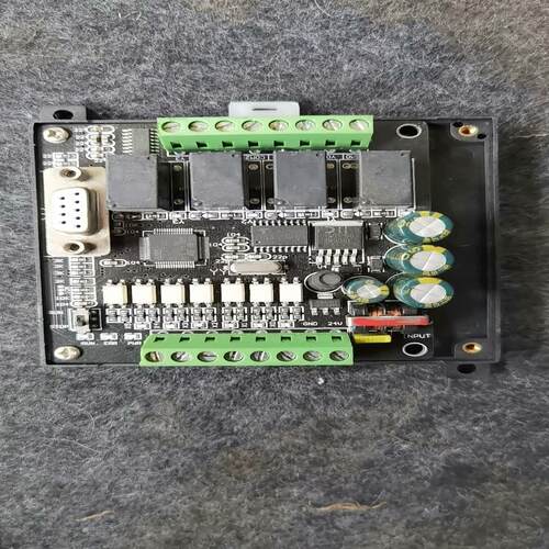 PLC工控板 FX1N-10MR MT固定插拔端子单板板