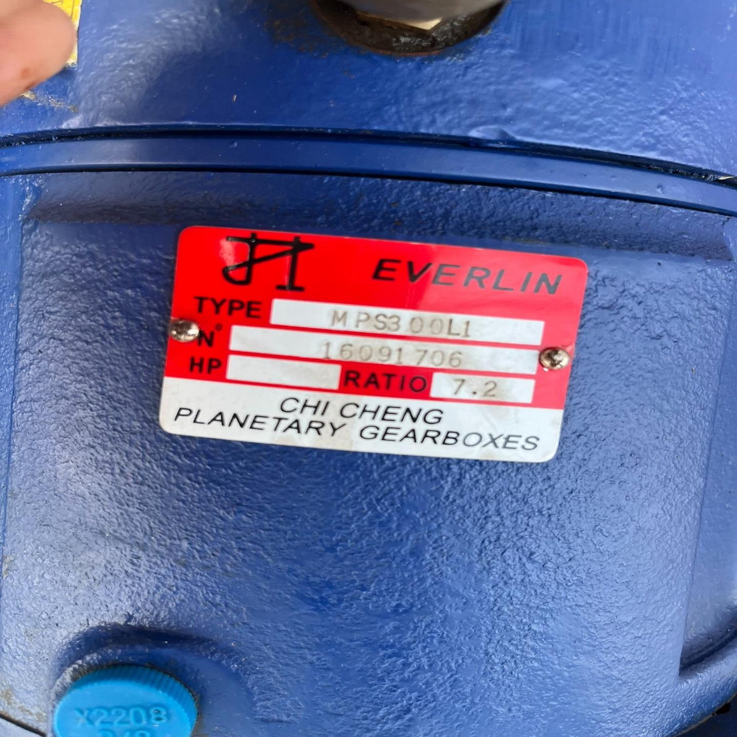 台湾机诚EVERLIN伺服减速机MPS300L1卧式一台。（憨憨电子）