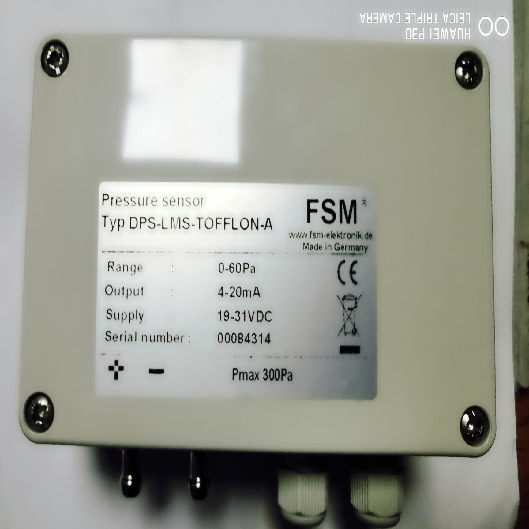 德国FSM原装正品DPS-LMS差压变送器微压差变送器DPS