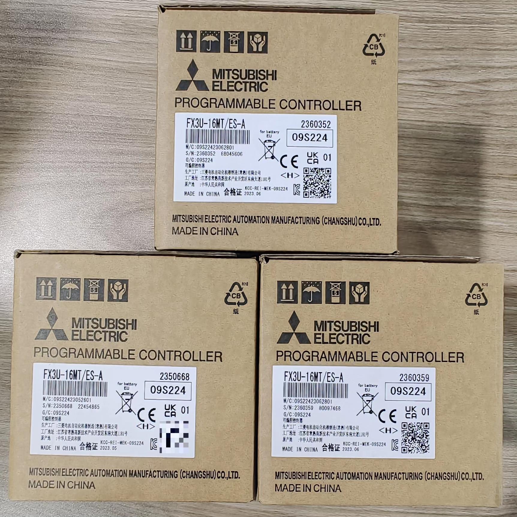 FX3U-16MT/ES-A，三菱全新原装PLC