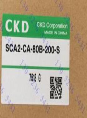 CKD喜开理双作用单活塞杆型气缸SCA2-CA-63B-80议价