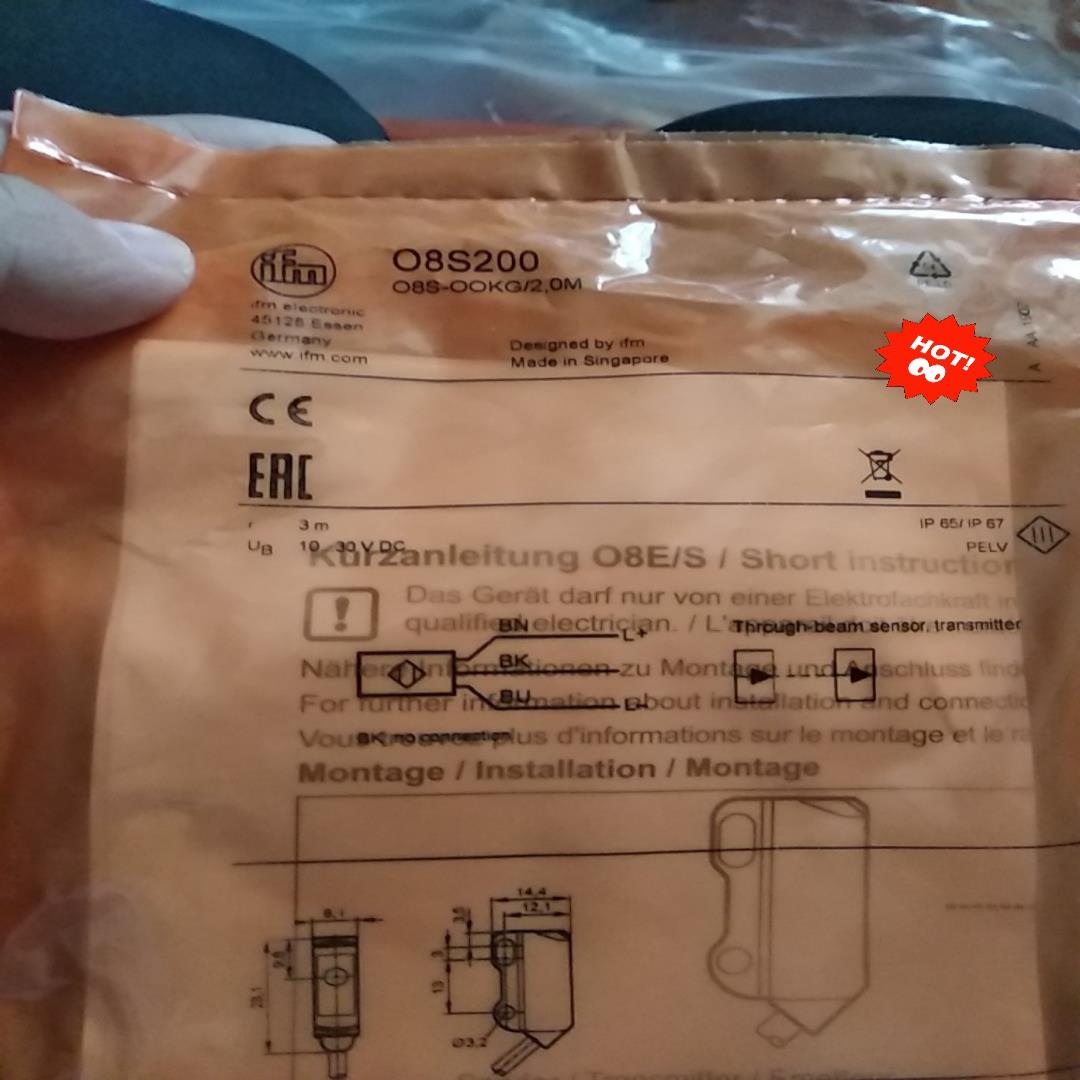 全新原装IFM易福门对射光电O8S200