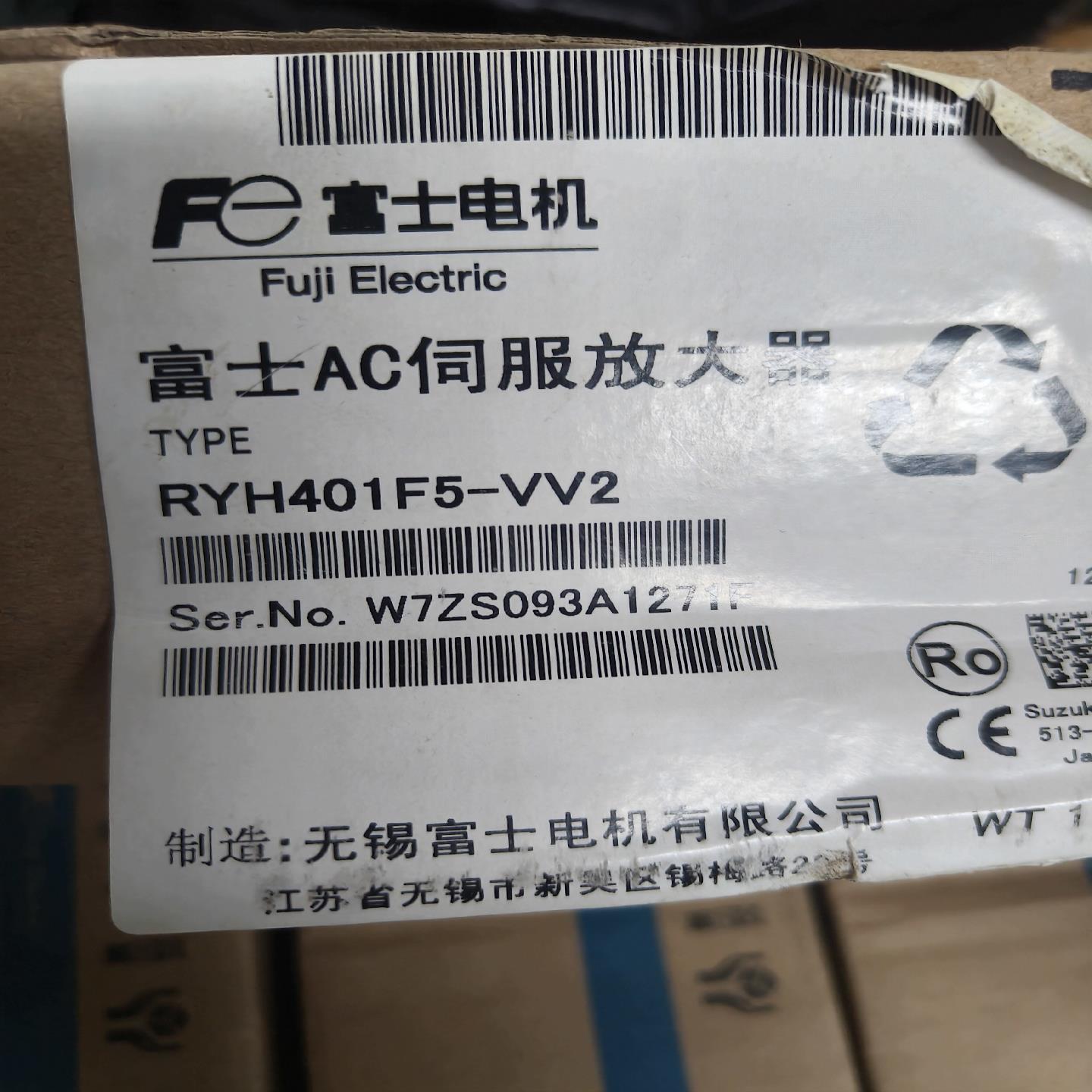 富士RYH401F5-VV2伺服驱动器