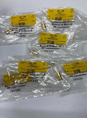 {莱茵电子商行}泰科 RF同轴连接头 619127-1 Tyco Elect