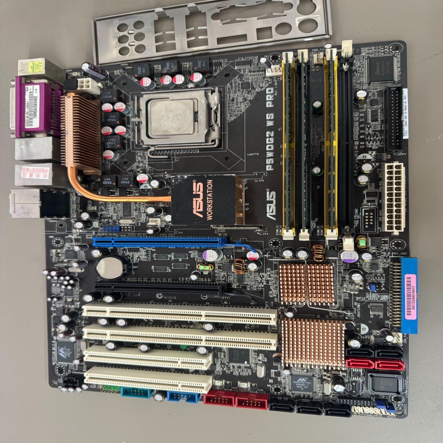 {雅致机械商行}华硕P5WDG2 WS PRO REV 104G 工控主板