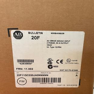 罗克韦尔变频器 20F11GC030JAONNNNN