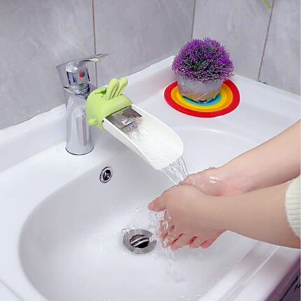 儿童水龙头延伸器可爱卡通宝宝洗手防溅水硅胶饮水器通用引流神器