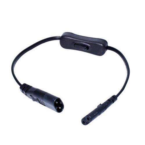 八字公对母C7C8AC延长线笔记本台灯电源适配线插头插座2芯打印机