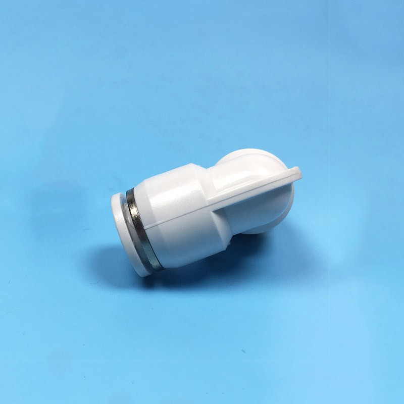 白色气管接头PL6快插PL12直角PL4螺纹弯头PL10/PL8-02 03 01 04