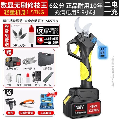电动修枝剪电剪刀剪树枝果树专用电剪子锂电充电式果农树枝修剪机