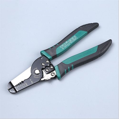 拓森剥线钳多功能电工手动工具扒皮剥皮拔线钳压线钳剥线器电缆剪