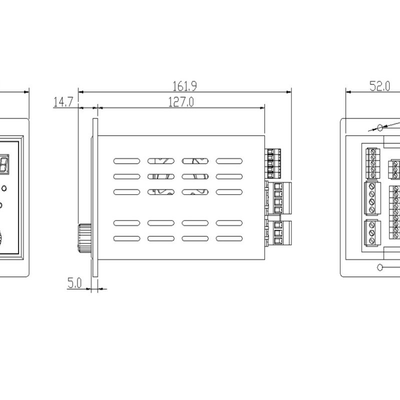SEH120RA直流无刷电机驱动器 DC310V120W带数显控制器 RS-485通讯