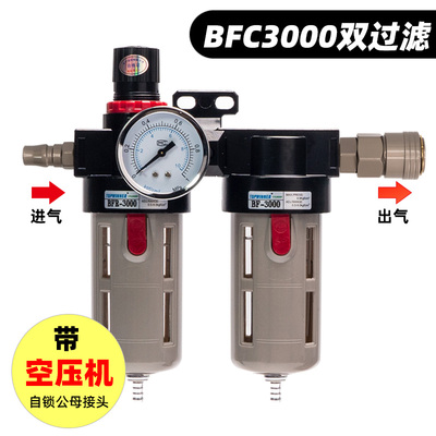 双重过滤水阁AFC2000/BFC3000/4000气体调压双杯二联件自动排水器